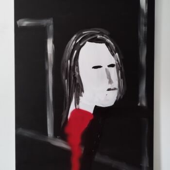 Painting titled "L'amour à mort" by Julien.B, Original Artwork, Acrylic