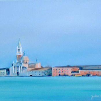 Pintura intitulada "Venise, San Giorgio…" por Philippe Juttens, Obras de arte originais, Óleo