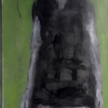 Painting titled "Left" by Iga Kachanov, Original Artwork, Acrylic