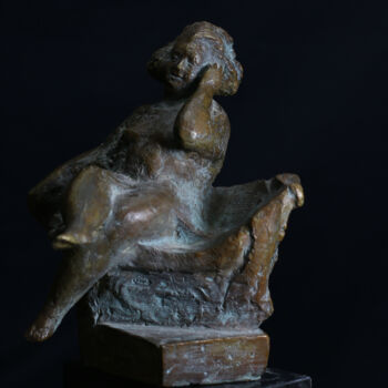 Sculpture titled "Telephone Conversat…" by Kamo Aloyan, Original Artwork, Bronze