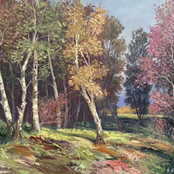 Peinture intitulée "NOVEMBER'S PALETTE" par Kamo Atoyan, Œuvre d'art originale, Huile Monté sur Châssis en bois