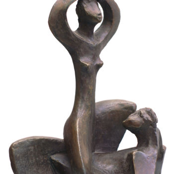Skulptur mit dem Titel "tension" von Kaol, Original-Kunstwerk