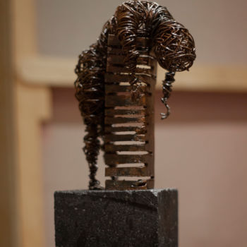 Sculpture titled "Arator (26x12x12 2.…" by Karen Axikyan, Original Artwork, Metals