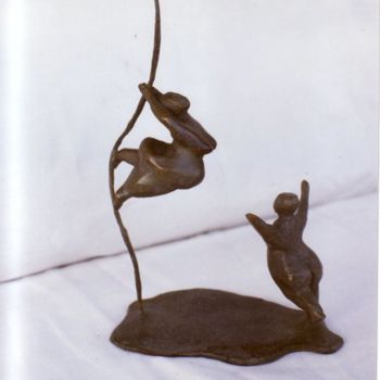 Scultura intitolato "La corde magique" da Karen M, Opera d'arte originale