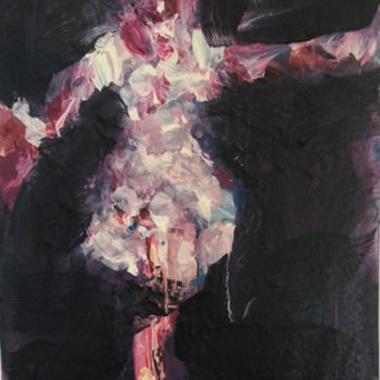 Pittura intitolato "Party girl" da Karen Thomas, Opera d'arte originale, Acrilico