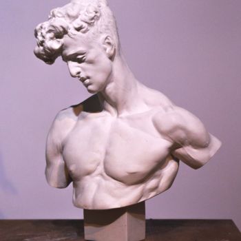 Sculpture titled "Centaur" by Katerina Pilnikova, Original Artwork, Plaster