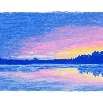 Drawing titled "Dawn" by Katherine Pieniazek, Original Artwork, Pastel