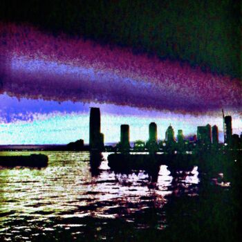 Fotografia intitulada "New Jersey Storm 10…" por Ken Lerner, Obras de arte originais, Fotografia digital
