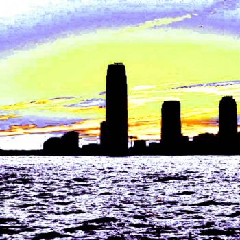 "Nw Jersey Skyline 3…" başlıklı Fotoğraf Ken Lerner tarafından, Orijinal sanat, Dijital Fotoğrafçılık