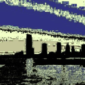Φωτογραφία με τίτλο "New Jersey Skyline…" από Ken Lerner, Αυθεντικά έργα τέχνης, Ψηφιακή φωτογραφία