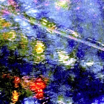 Photography titled "Rain 26b" by Ken Lerner, Original Artwork, Digital Photography