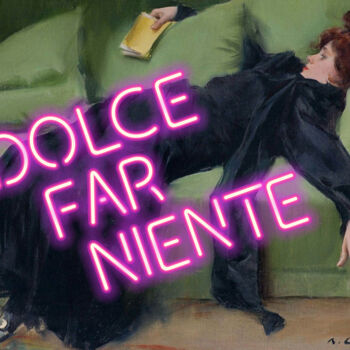 Digital Arts titled "Dolce Far Niente -…" by Kerry Pritchard, Original Artwork, Digital Painting