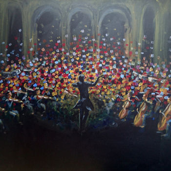 Painting titled "Tutti" by Karoline Fontrodona, Original Artwork, Acrylic