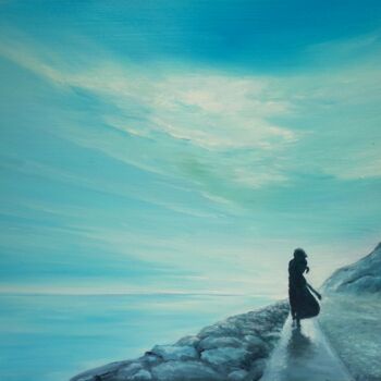 Ζωγραφική με τίτλο "Воздух надежды" από Валерий Семенихин, Αυθεντικά έργα τέχνης, Λάδι