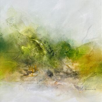 Pittura intitolato "And into the forest…" da Kirsten Schankweiler, Opera d'arte originale, Acrilico