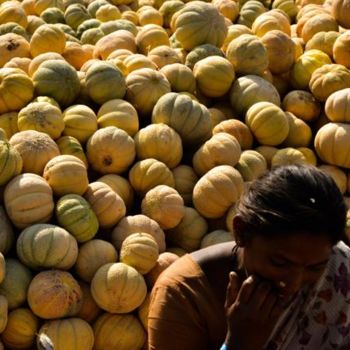 Fotografía titulada "Market" por Kishore Singh, Obra de arte original