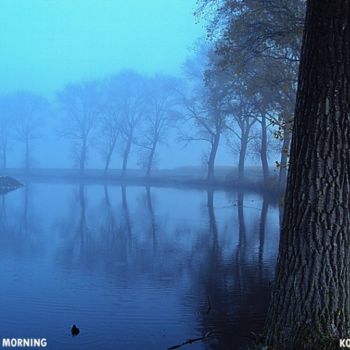 Photographie intitulée "RIVER IN THE MORNING" par Koen Vlerick, Œuvre d'art originale