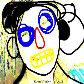 Arte digital titulada "FACE TO FACE 3" por Koen Vlerick, Obra de arte original