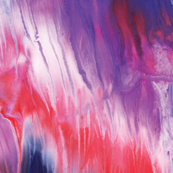 Pintura intitulada "Lilac" por Zhanna Kondratenko, Obras de arte originais, Guache Montado em Outro painel rígido