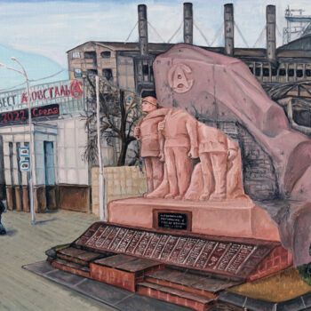 "Разлом времени (Tim…" başlıklı Tablo Konstantin Rudnev tarafından, Orijinal sanat, Petrol