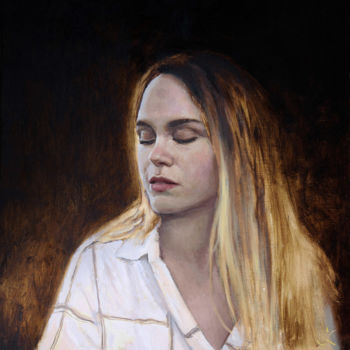 Peinture intitulée "Kristina" par Krasuckas, Œuvre d'art originale, Huile