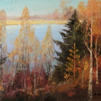 Painting titled "Autumn, Indian Summ…" by Mark Kremer, Original Artwork