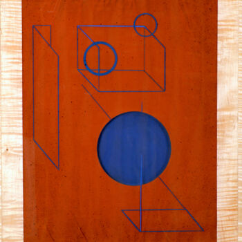 Pintura titulada "Ethereal Structure…" por Kristopher Lionel, Obra de arte original, Resina Montado en Panel de madera