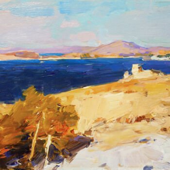 제목이 "Aegean Sea"인 미술작품 Aleksander Kryushyn로, 원작, 기름