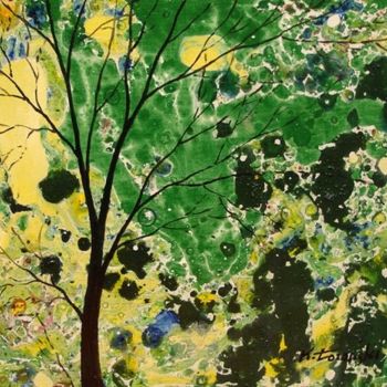 Картина под названием "Wybierz swoje drzew…" - Krzysztof Lozowski, Подлинное произведение искусства