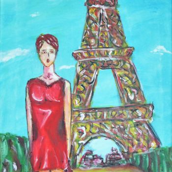 제목이 "la Parisienne"인 미술작품 Kseiran로, 원작, 아크릴