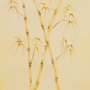 Pintura titulada "Bamboo" por Kunal Nandi, Obra de arte original, Oleo