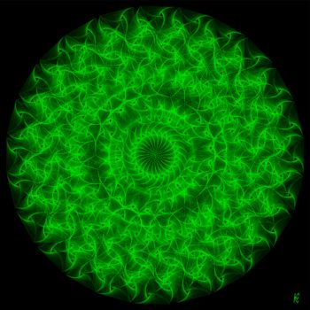"Green Aurora" başlıklı Dijital Sanat Kurotory tarafından, Orijinal sanat, 2D Dijital Çalışma