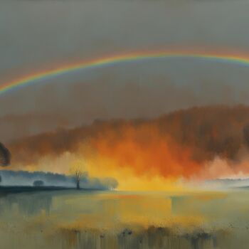 Arts numériques intitulée "Rainbow" par Kyozai, Œuvre d'art originale, Image générée par l'IA