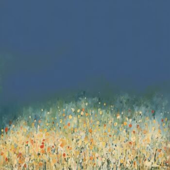 Arts numériques intitulée "Meadow" par Kyozai, Œuvre d'art originale, Image générée par l'IA