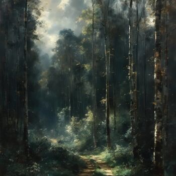 Arte digital titulada "pathway to the fore…" por Kyozai, Obra de arte original, Imagen generada por IA