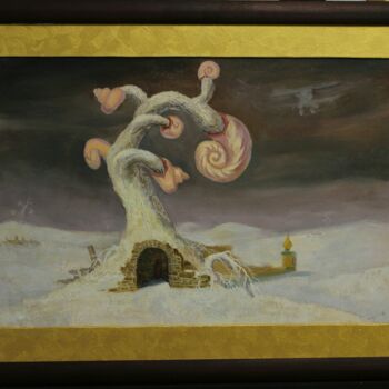 绘画 标题为“snail” 由Kyrylo Bondarenko, 原创艺术品, 油