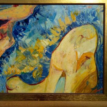 Painting titled "women" by Kyrylo Bondarenko, Original Artwork, Oil