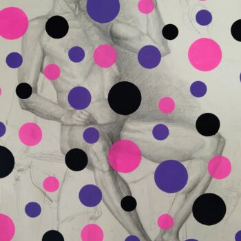 Malerei mit dem Titel "Jeff Koons 5" von Kyrylo Bondarenko, Original-Kunstwerk, Acryl