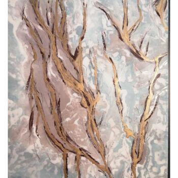 Картина под названием "Hortus aquaticus" - L.Kissner, Подлинное произведение искусства, Акрил Установлен на Деревянная рама…