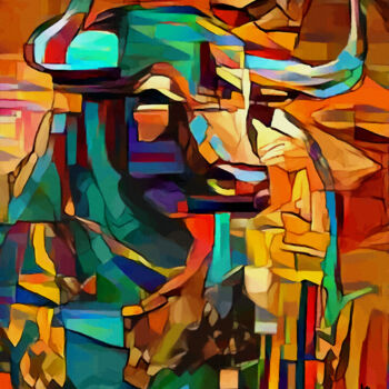 Digital Arts titled "Toro de Barcelona -…" by L.Roche, Original Artwork, 2D Digital Work