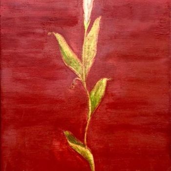 Картина под названием "Jeu Floral" - Laetitia Piazzoli, Подлинное произведение искусства, Акрил Установлен на Деревянная рам…