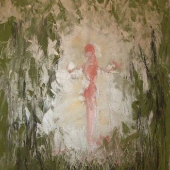 Pintura intitulada "in the forest" por Lali, Obras de arte originais, Acrílico