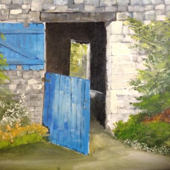 Schilderij getiteld "Double Dutch" door Lanny Roff, Origineel Kunstwerk, Acryl