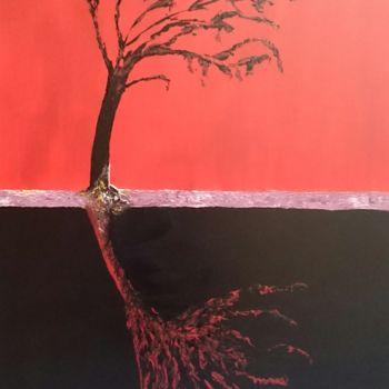 绘画 标题为“L'arbre : L019” 由Laou, 原创艺术品, 丙烯