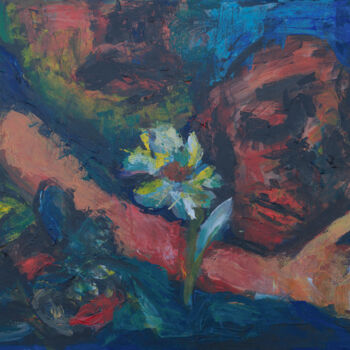 Картина под названием "my favorite things" - Larisa Ordanovskaia, Подлинное произведение искусства, Акрил Установлен на Дере…