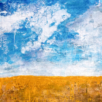 Peinture intitulée "Sunny summer day." par Larisa Siverina, Œuvre d'art originale, Acrylique