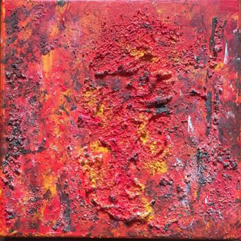Pittura intitolato "Fire" da Laura Casini, Opera d'arte originale, Acrilico