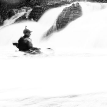Fotografia zatytułowany „Kayak” autorstwa Laure Metayer, Oryginalna praca, Fotografia cyfrowa