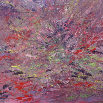 Peinture intitulée "Un Air de Printemps…" par Laurence Bourdon, Œuvre d'art originale, Acrylique