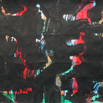 Pittura intitolato "VIBRATIONS" da Lazzate Maral, Opera d'arte originale, Acrilico